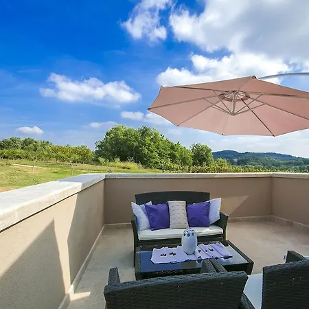 Villa Luxury With Infinity Pool And Scenic Views In Motovun Karojba