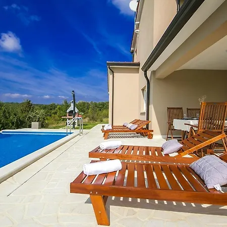 Villa Luxury With Infinity Pool And Scenic Views In Motovun Karojba